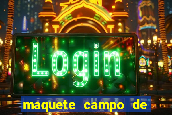 maquete campo de futebol (isopor)